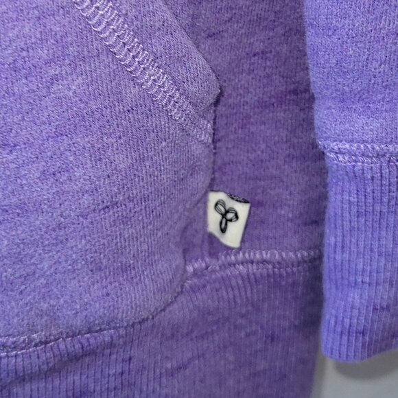 Small TNA Women's Zip-up Purple Hoodie - Picture 4 of 5